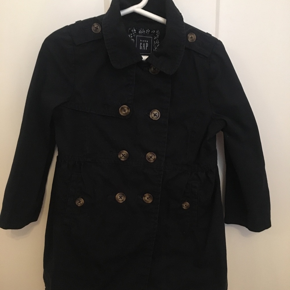 GAP KIDS navy blue trench coat size 4yrs